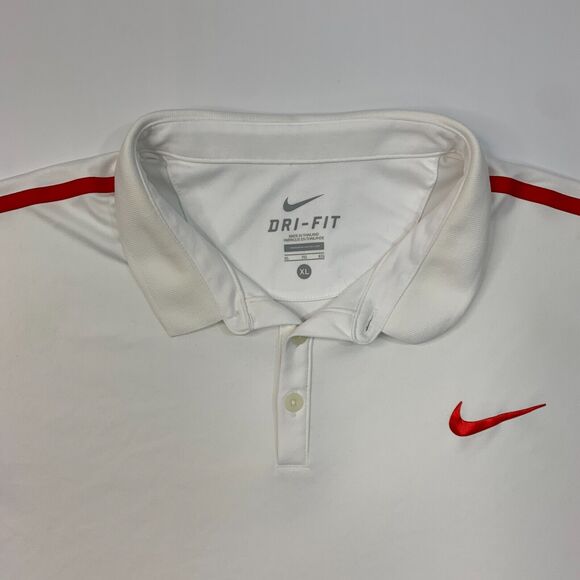 Nike Golf Shirt Mens XL Extra Large Performance Dri Fit Advantage Split Hem Polo - Picture 3 of 10